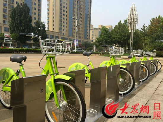 日照市公共自行車借車量達(dá)到14476次