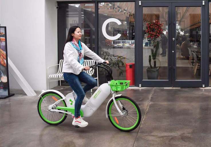 全球首款共享型氫燃料助力自行車亮相