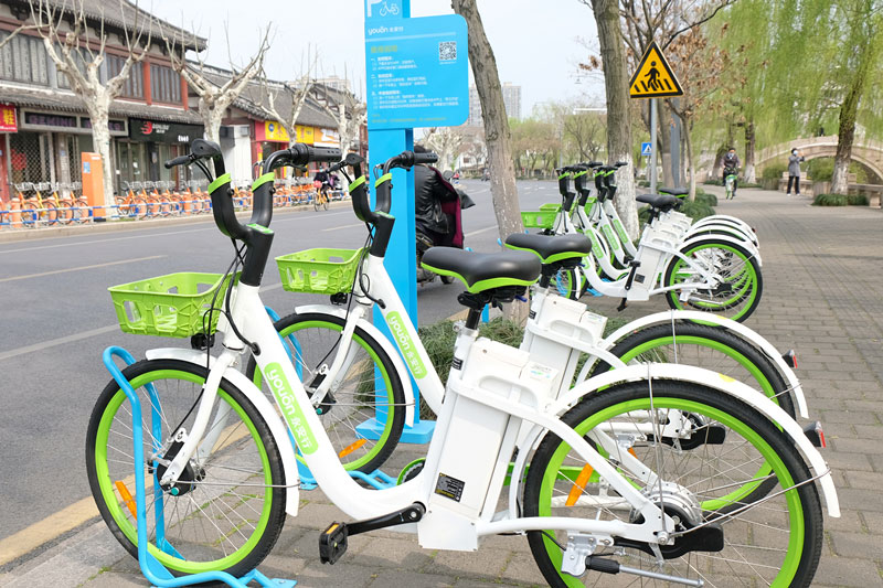 2000輛共享助力自行車為城市復(fù)蘇