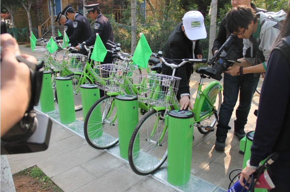 滇池度假區(qū)在昆明首推公共自行車試點(diǎn)1