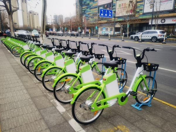 “五一”期間，常州有樁助力車騎行量同期增長93%