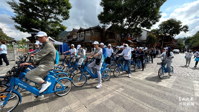 首批在麗江投放500輛,氫能自行車來了