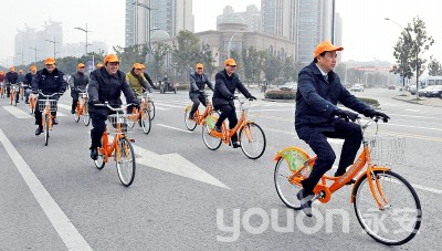 宜興：公共自行車服務(wù)系統(tǒng)已正式啟用