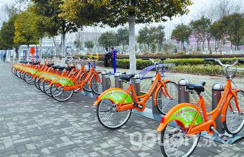 永城市投放600輛公共自行車