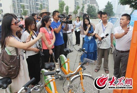 山東棗莊自行車租賃便利減碳排放2000噸