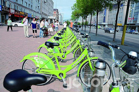 伊春公共自行車  惠民利民新舉措
